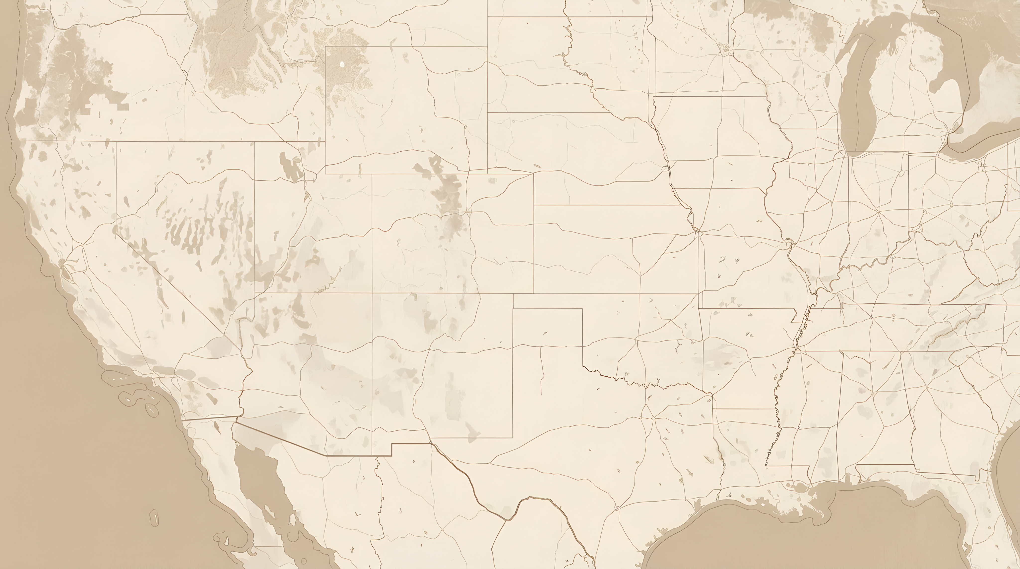 Mapa de EE. UU. con ciudades objetivo de Zea Mays